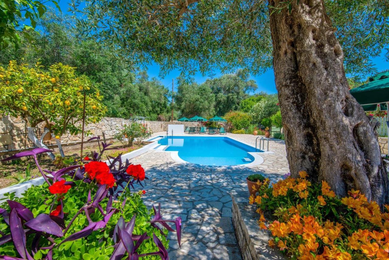 Livadi Studios With Pool Lákka Exterior foto