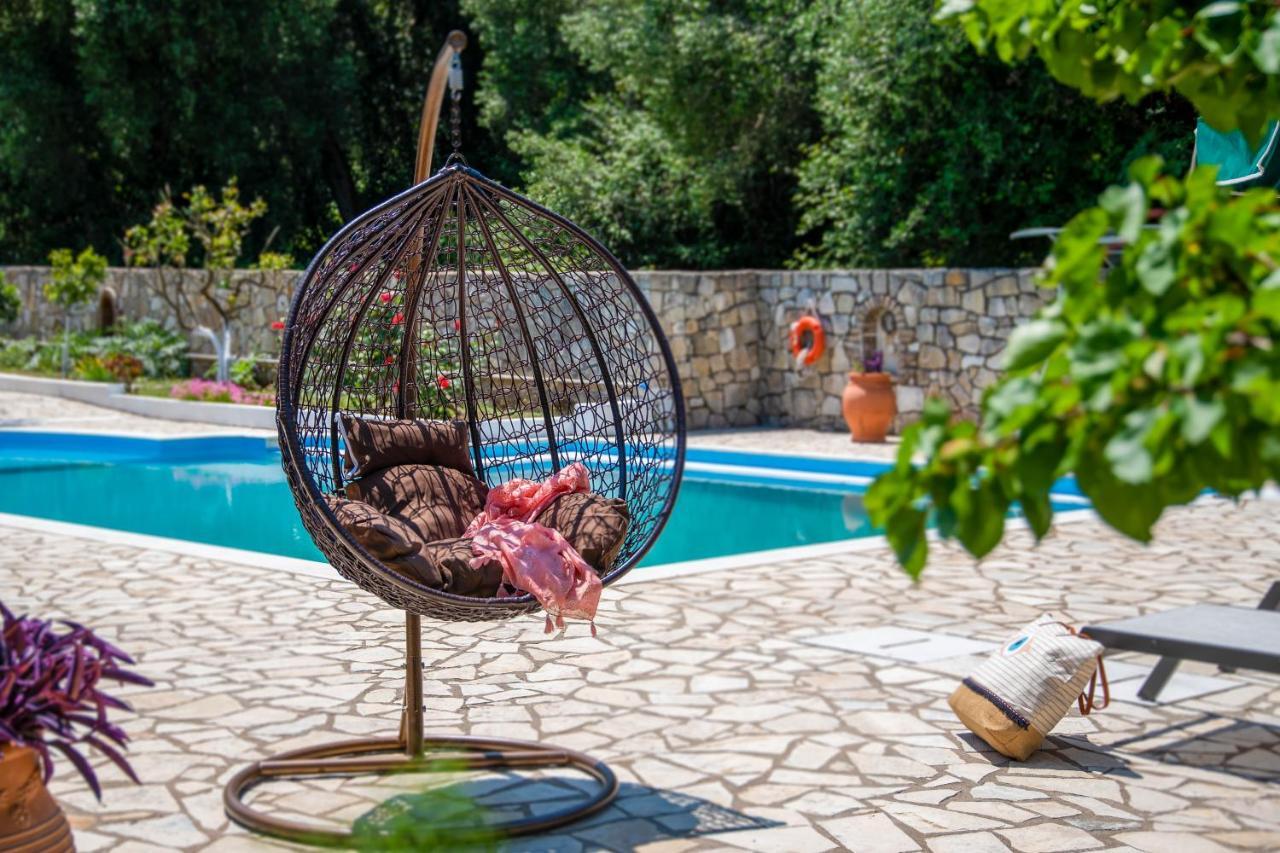Livadi Studios With Pool Lákka Exterior foto