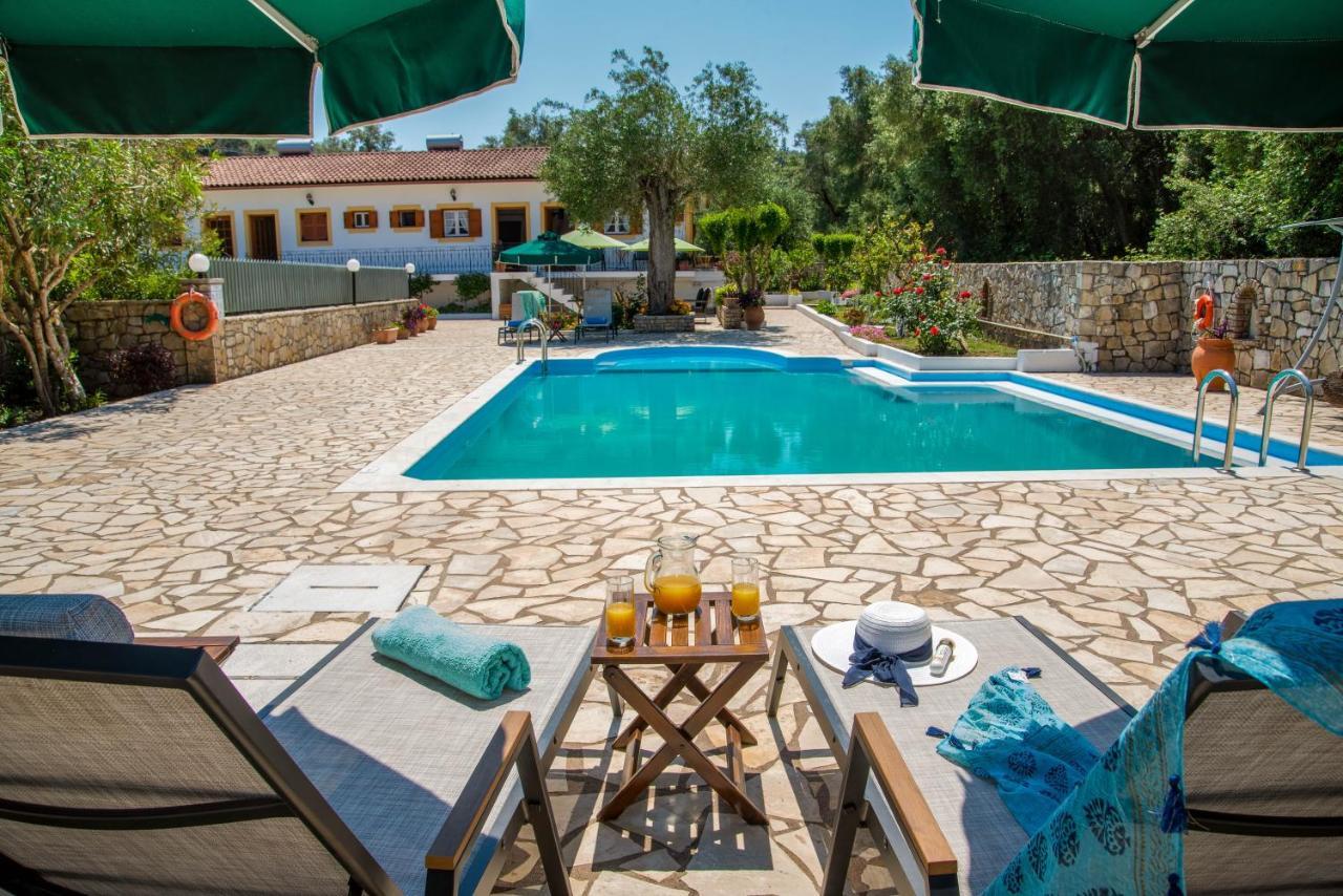 Livadi Studios With Pool Lákka Exterior foto
