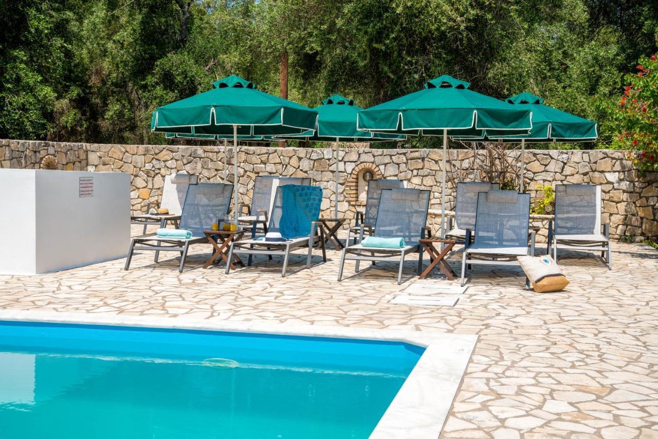 Livadi Studios With Pool Lákka Exterior foto
